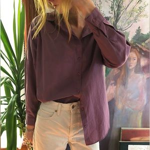 Oversized button down